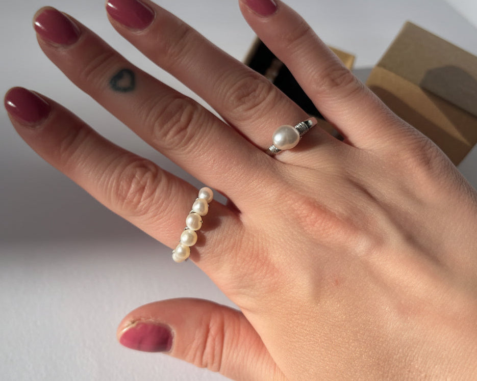Pearl me- 2kpl sormukset